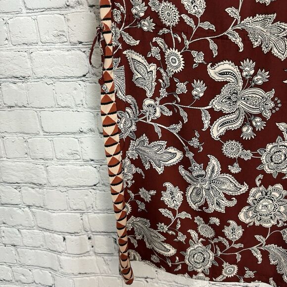 Scotch and Soda Womens M Hip Hop Voila Short Sleeve Mixed Print Mini Dress - Picture 12 of 16